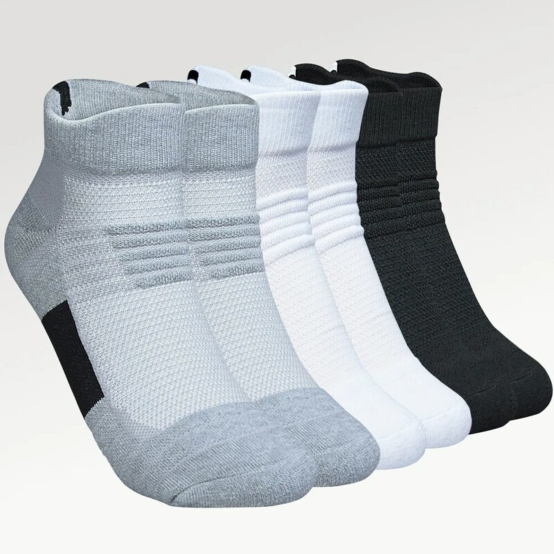 3 Paar Hoge Kwaliteit Mannen Sok Korte Sokken Voor Mannen Laag Uitgesneden Enkelsokken Ademend Casual Zachte Sport Sokken EU36-42