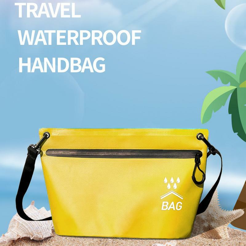 Travel Toiletry Bag Single Shoulder Waterproof Toiletry Bag With Zipper Portable Multifunctional Makeup Bag Large Capacity