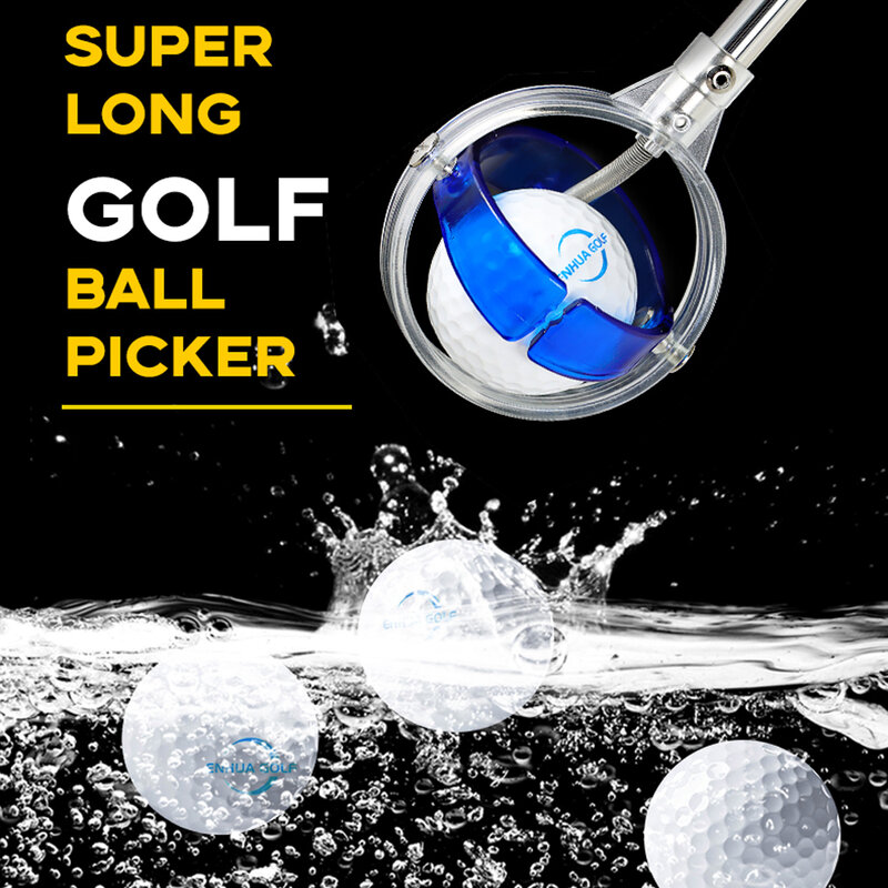 Tragbare Golf Ball Picker Teleskop Golf Ball Retriever Anti-Slide Golf Ball Pick Up-Tools Erweiterbar Locking Scoop Picker