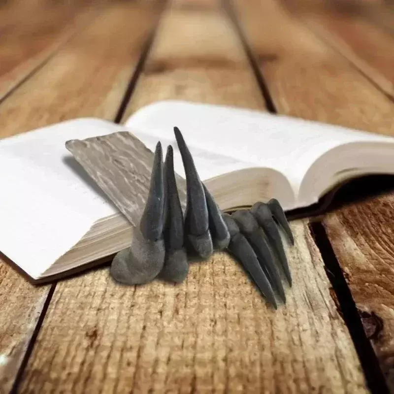 Kreatywna ręka diabła Halloween Horror zakładka rzemiosło żywiczne dekoracja stołu przybory szkolne na prezent fajne artykuły papiernicze