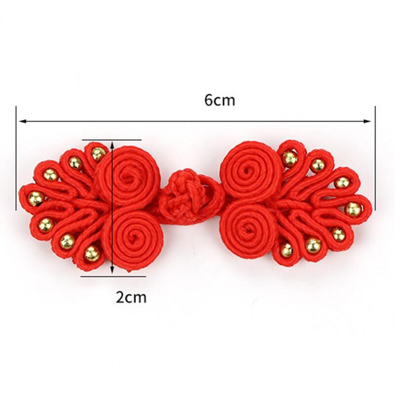 5pairs Chinese Handmade Cheongsam Buttons Knot Fastener Chinese Knot Buttons DIY Handcraft Clothing Buttons Tang Suit Buttons