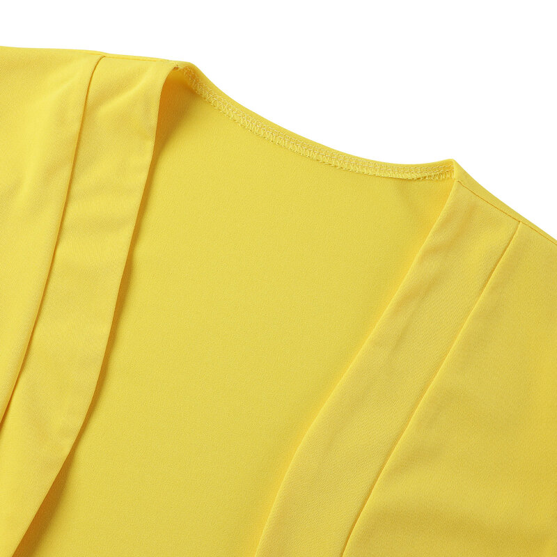 Cardigan de manga comprida para mulheres, jaqueta curta, cor sólida, amarelo, roxo, branco, preto, vermelho, streetwear, primavera, outono