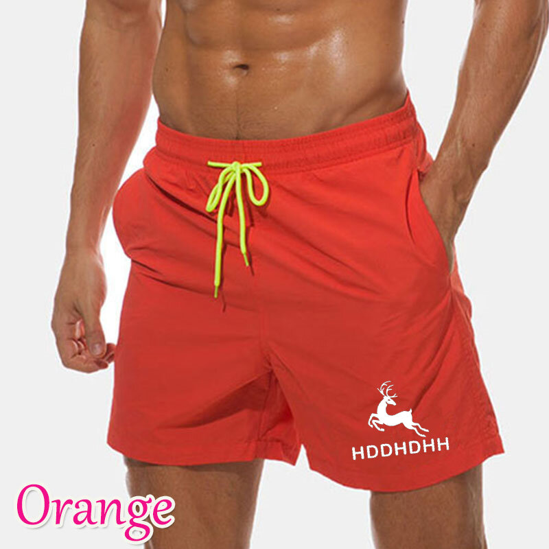 Hddhh-swimwear verão masculino, impressão de marca, novo, sexy, calções de praia, prancha de surf, roupas