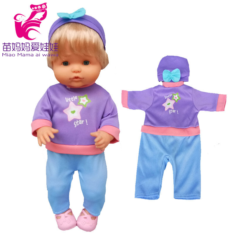 Reborn Baby Puppe Kleidung Strampler für 38 Cm Nenuco Puppe Ropa Y Su Hermanita Spielzeug Kostüm
