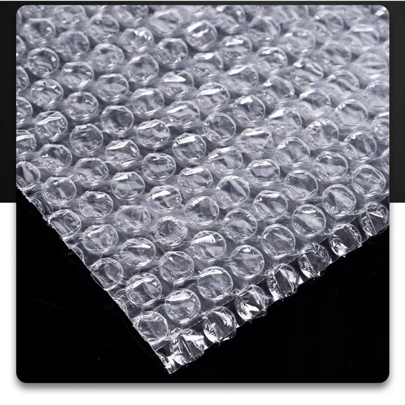 Bolsas de embalaje de plástico transparente a prueba de golpes, envoltorio de burbujas blancas de 10x15cm, 100 piezas, venta al por mayor