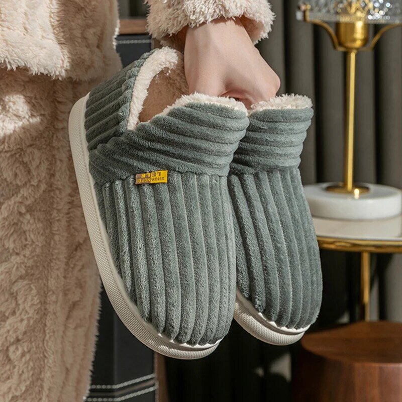 Pallene Fashion Plush Fur Slippers For Women Men Winter Indoor Fluffy Warm Fuzzy House Slippers Outdoor Fuzzy Soft Furry Slipper