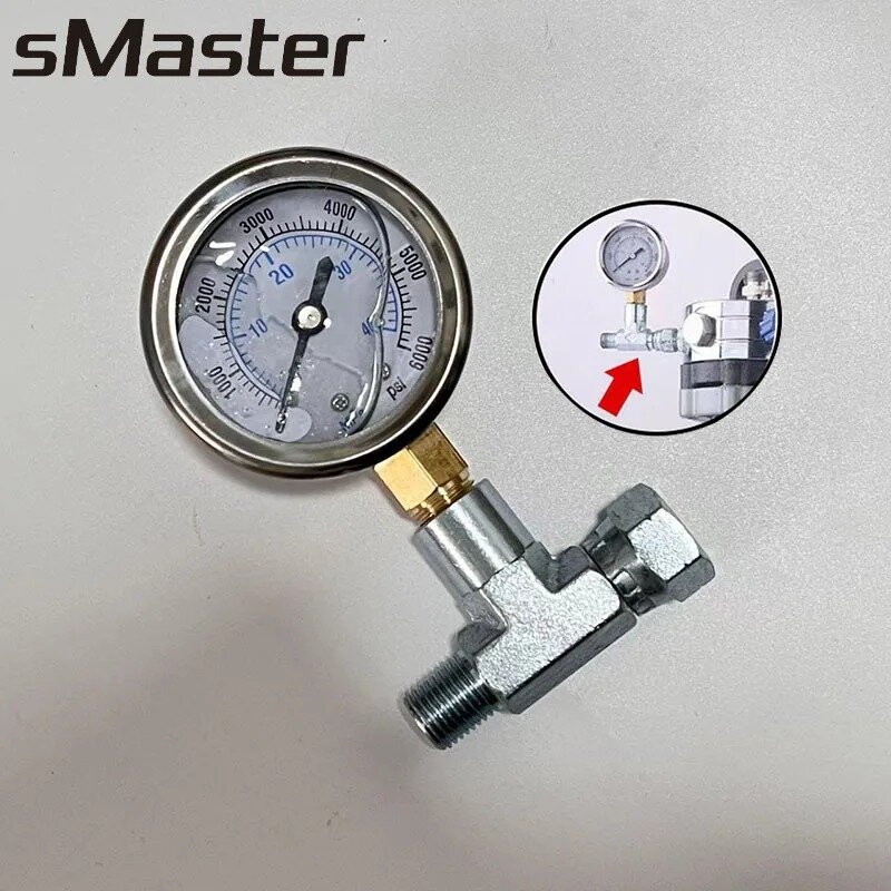Smaster Manometer 730-397 für Titan Airless Farb spritz gerät usw.