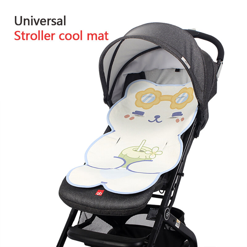 Universal Cooling Seat Liner for Stroller, Multi Tecido, Sweat Absorption Pad for Cart, Baby Chair Mat, Summer Acessórios