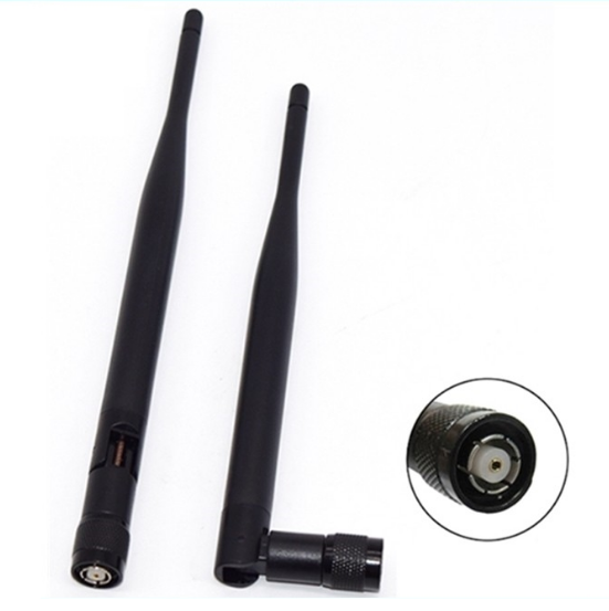 2.4G omni directional 6dbi high-gain antenna TNC inner screw and inner hole connector