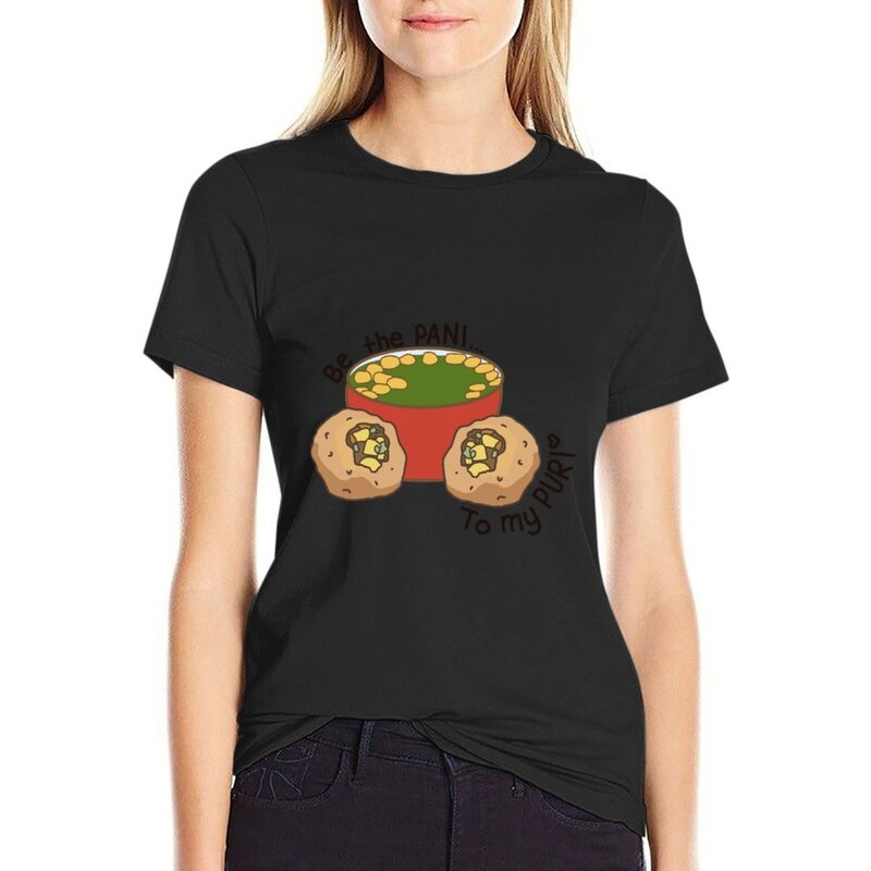 Be the Pani to my Puri T-Shirt tops vintage clothes black t shirts for Women