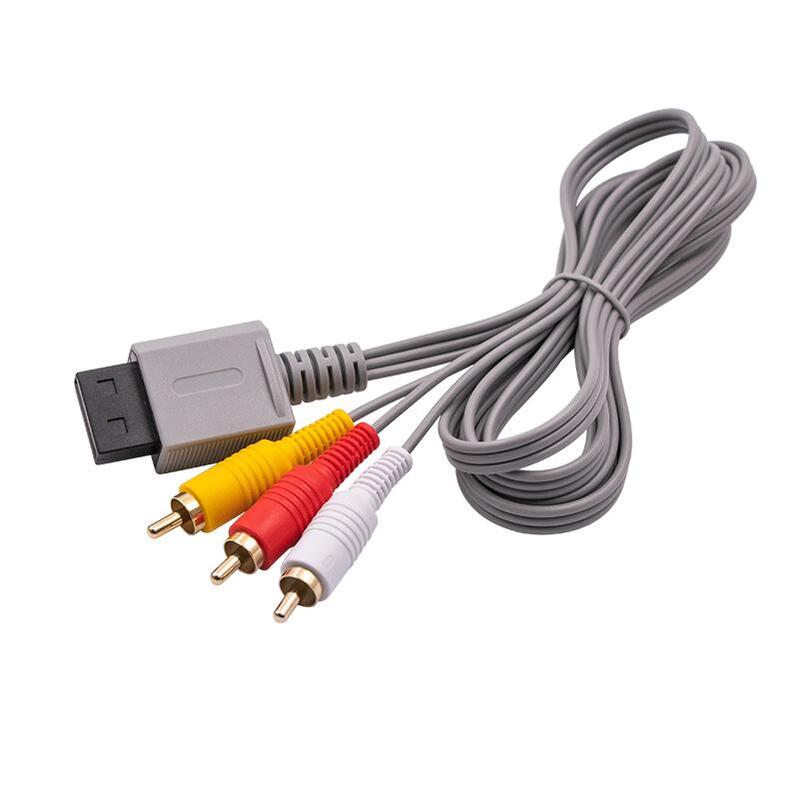 Kabel AV Universal untuk Konsol Pengontrol Nintendo Wii, Komposit Kabel Av Audio Video untuk Will