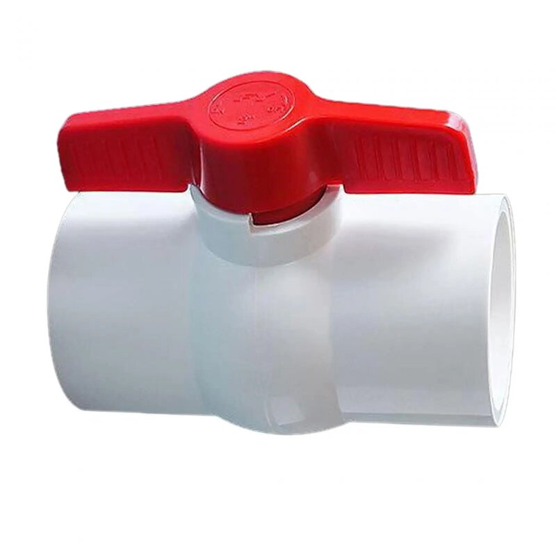 PVC Ball Valve Straight for Aquaculture Sewage Pipes Cold Water Supply Lines