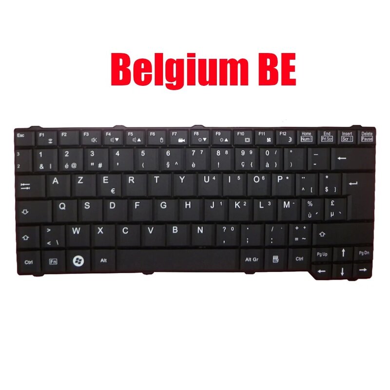 Keyboard US BE TR untuk Fujitsu untuk Amilo Li3710 PA3515 PA3553 PA3575 Pi3510 Pi3525 Pi3540 Pi3560 Pi3650 Pi3660 P5710 P5720 Sa3650