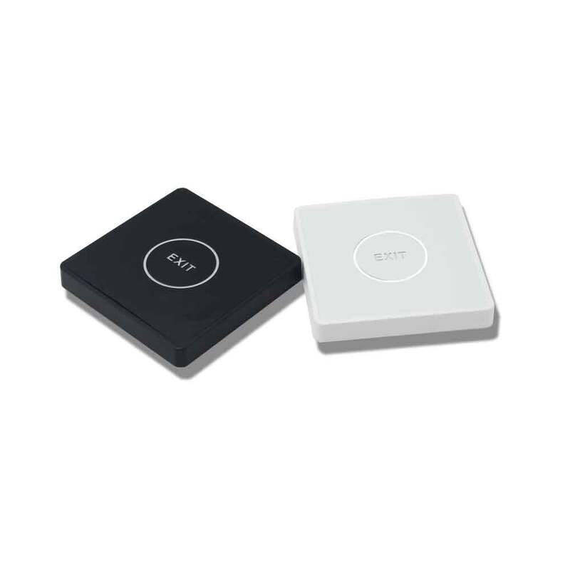 5pcs Ultra-Thin Touch Switch Access Exit Button 86mm X 86mm X 11mm NO/NC/COM Output Black/White Color Option