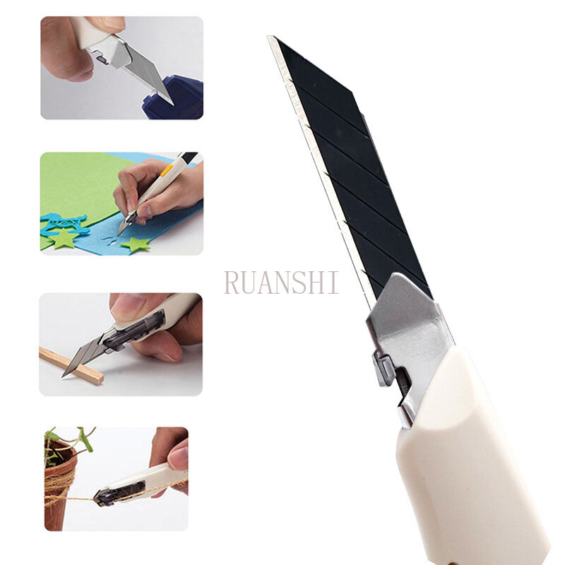 SDI Box Cutter com Auto Locking Alloy Pen, Pequena caneta Utility, Craft faca retrátil, Film Carving Knife, 9mm, 0443C