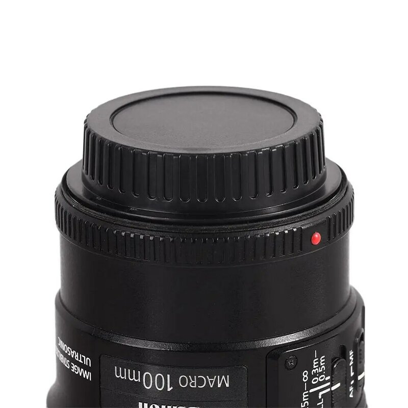EOS Eff EF-S EF DSLR SLR EOS Series เลนส์ป้องกันฝุ่นฝาครอบเลนส์ด้านหลังฝาครอบเลนส์สำหรับฝาครอบ lensa Canon
