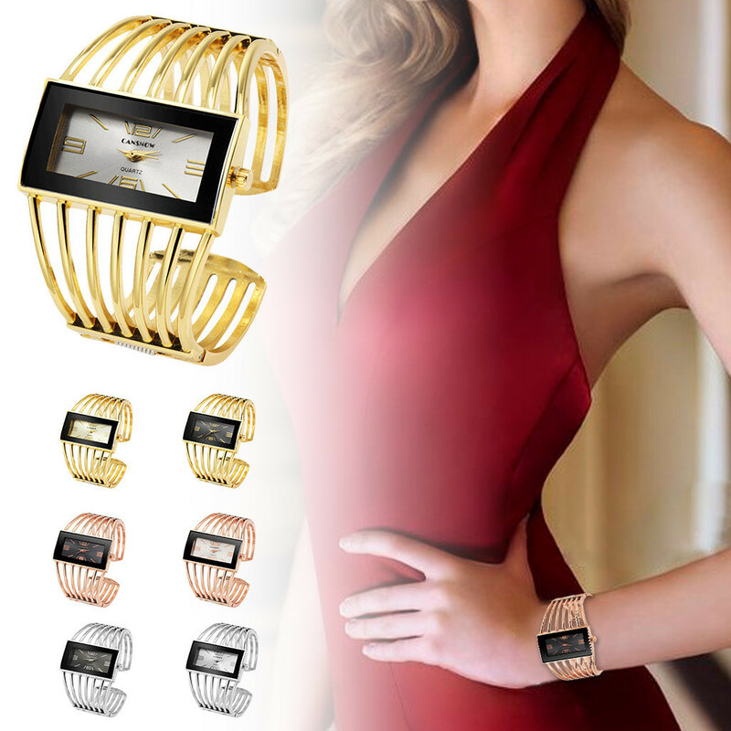 Luksusowy damski zegarek na bransoletce moda unikalna konstrukcja Retro kwadratowa tarcza damska bransoletka ze stopu zegarek kwarcowy Relogios Feminino