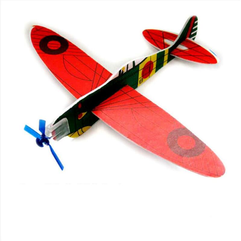 Outdoor Foam Sports Plane Model Diy Insert Puzzle Small Production Assembling Airplane Toys For Children
