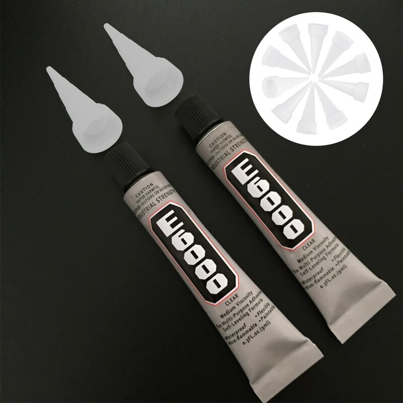 Snip Tip Nozzle Tip Applicator For 100ML Glue Fits Sharp Nozzle Snip Tip Applicator Adhesive Tube Tips Cap for E6000 Craft Glue