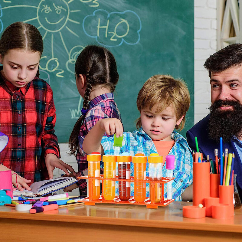 Kinder lernen Ressourcen Junior Science Riesen Reagenzglas Set frühes Lernen Bildung Feinmotorik Spielzeug Rollenspiel Spielzeug