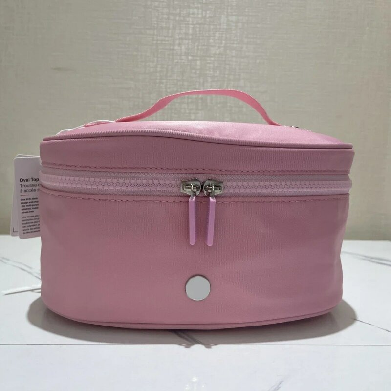 Kit akses atas Oval mode tas kosmetik wanita kualitas tinggi tas Makeup tahan air tas Gym portabel perjalanan