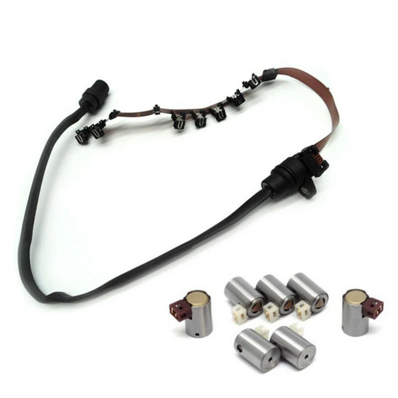 OEM 01M325283A Transmission shift solenoid valve kit and wiring harness For the 1999-2005 Volkswagen JETTA