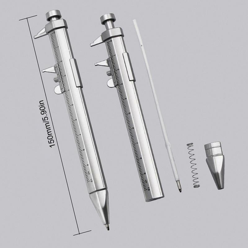 다기능 켈리퍼 볼 포인트 젤 잉크 펜, 버니어 켈리퍼 롤러 볼펜, 창의적인 문구, 0.5mm 볼펜
