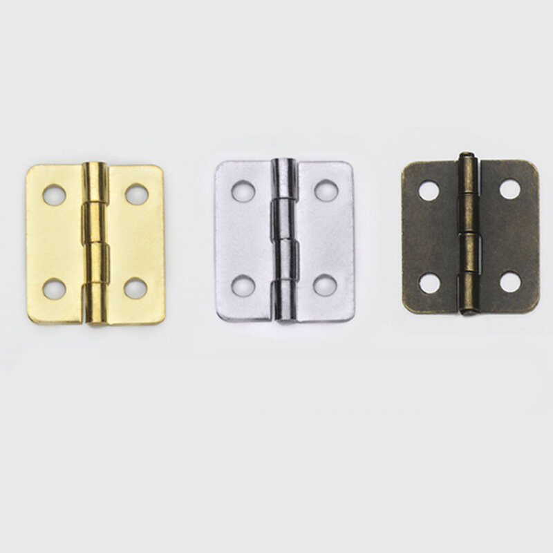 Cerniera in metallo a 270 ° piccola cerniera dorata minuscola per 1/12 accessori per mobili in miniatura per mobili in miniatura