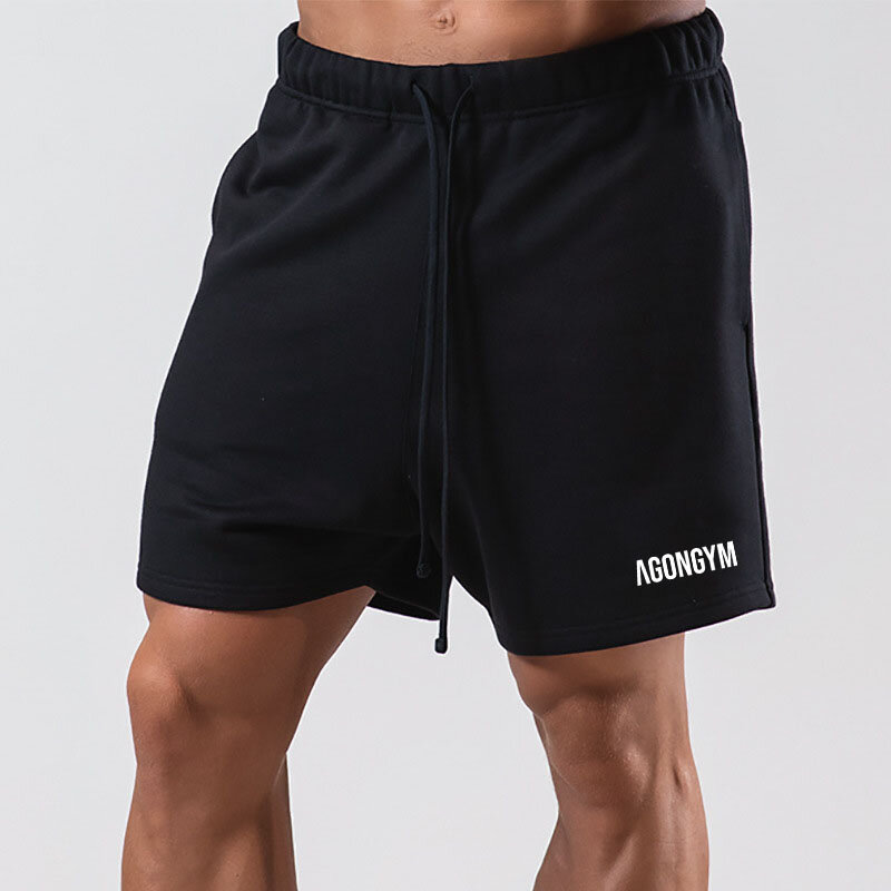 2022 Summer Men Sports Cotton Shorts Gym Jogging Athletics Fashion Cotton Running Outdoor Casual Men's Clothing Shorts