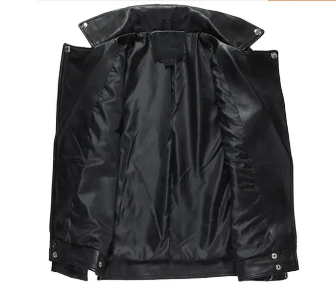 Бесплатная доставка. 2024 Новая женская куртка из овчины, черное пальто из натуральной кожи. Качественная одежда. Модный стиль оверсайз.