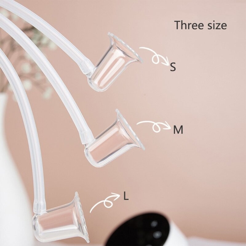 Elektryczny korektor sutków do ściągacza płaskich sutków z 3 rozmiarowymi przyssawkami automatyczna krótka pompka do sutków