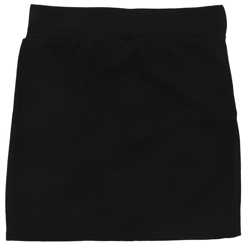 Wanita seksi Mini gadis ramping mulus meregang ketat pendek dipasang baru hitam