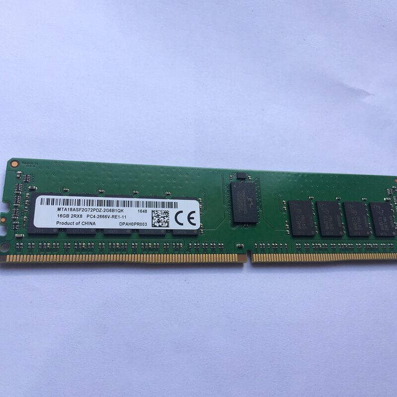ذاكرة سيرفر ميموري, جودة عالية, العمل بشكل جيد, الشحن السريع, 06200240, N26DDR401, DDR4, RDIMM-16GB-2666MT-ECC, 16G, 1 قطعة