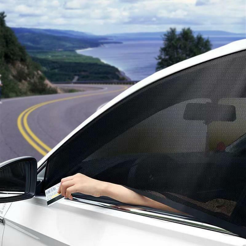 Uniwersalna osłona przeciwsłoneczna na boczną szybę ochrona UV dla dzieci 2 pak kurtyna okno samochodu żaluzje dla osłona przeciwsłoneczna dziecka samochodu