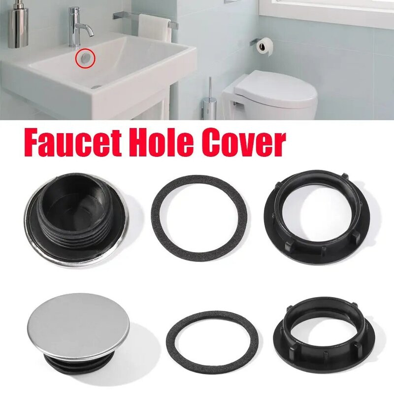 Faucet Hole Cover Water Blanking Plug Stopper for Practical Sink Tap Kitchen Drainage Seal Anti-leakage Washbasin Accessories