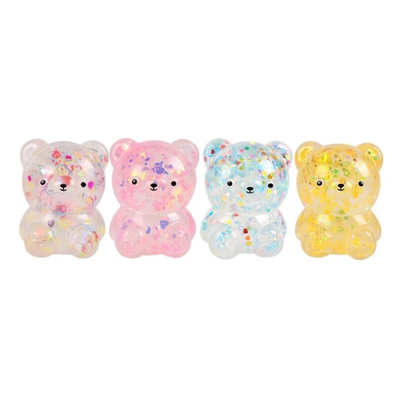 Hand Squeezable Toy Stress Relief TPR Bear Toy Party Props Goodie BagFiller Toy