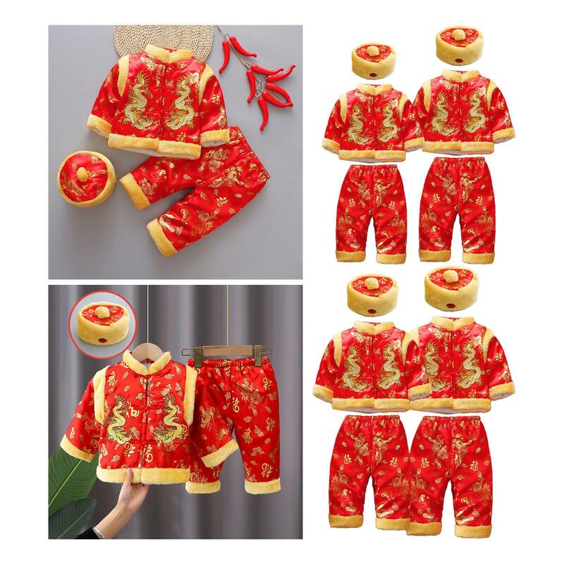 Boy Girl Tang Suit Babys' Chinese Style suits for 100-day Celebration and Festivals Birthday Party Christmas Chinese New Year