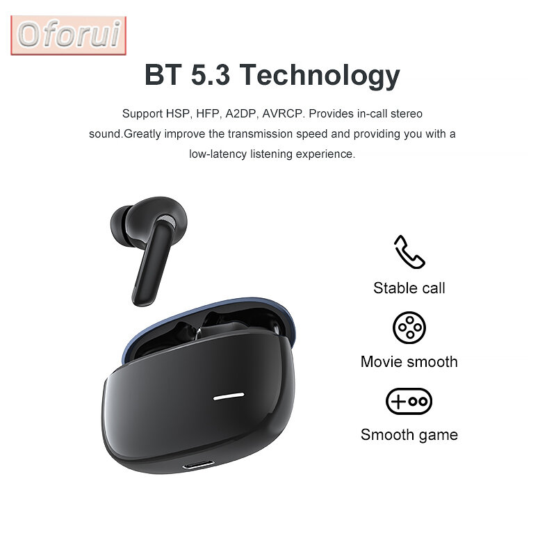 Oforui Wireless Bluetooth Headset Free Shipping HD Talking Noise Canceling Headset with Microphone Original Wireless Headset