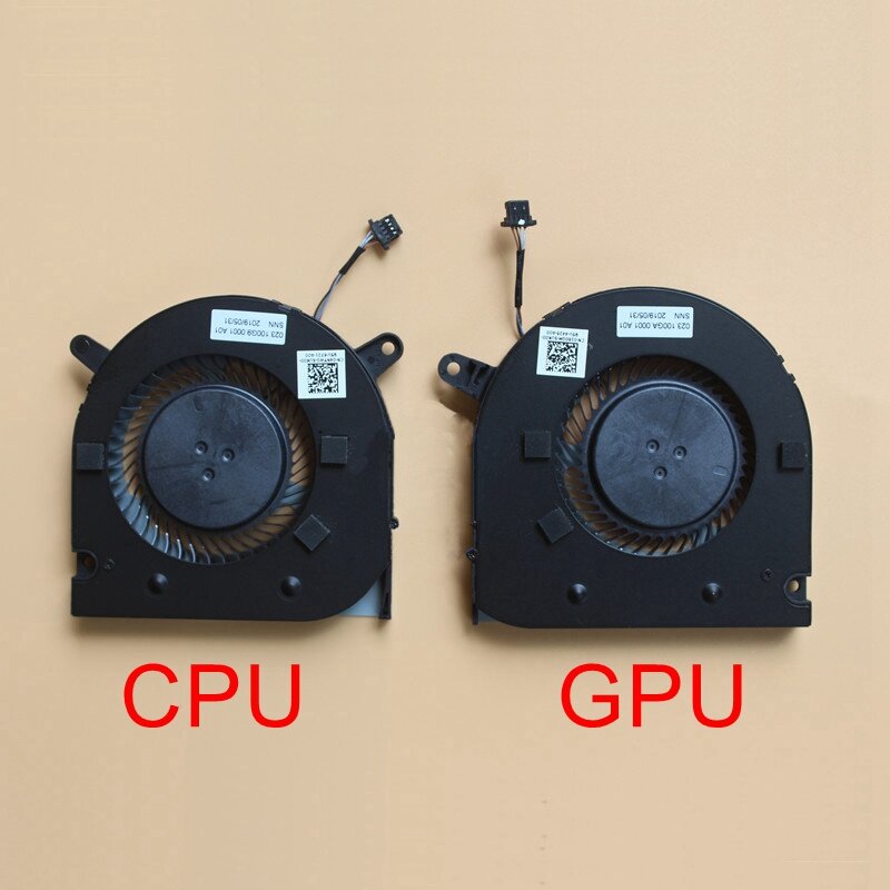 Ventilador de refrigeração original para CPU portátil, DELL G3-3590 G3, 15 3500, Cooler, EG75070S1-1C060-S9A, EG75070S1-1C070-S9A, 0160GM, 04NYWG, Novo