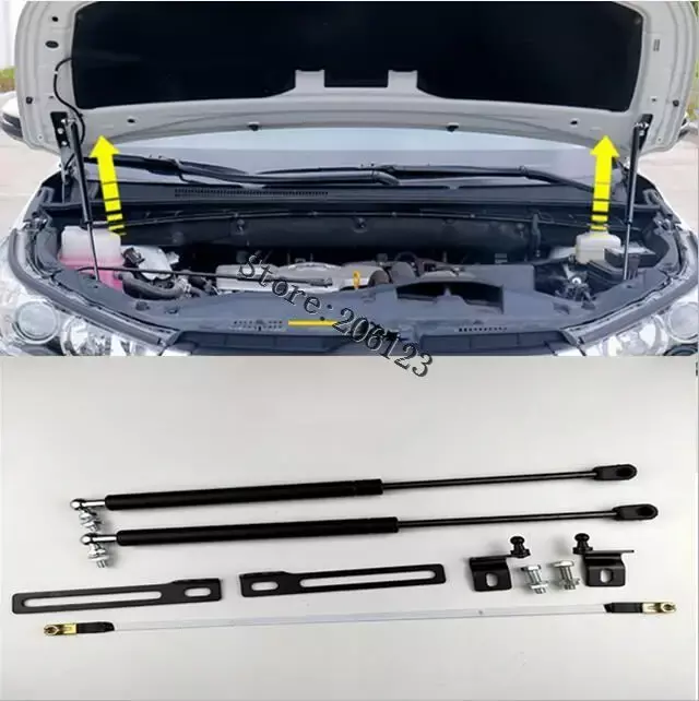 2 Sides Front Hood Bonnet Modify Gas Struts Lift Support Shock Damper for Toyota highlander 2015 2016 2017 2018 2019 Absorber