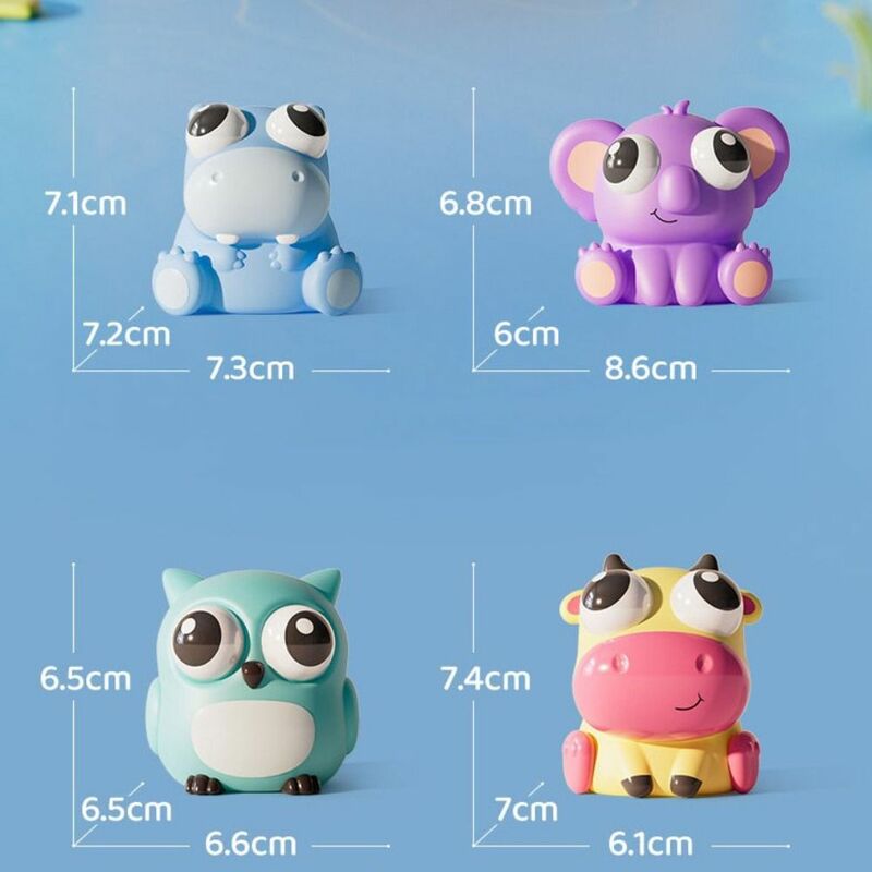 Squeeze Burst Eye Squeeze Toy Novelty Doll Cartoon Animal Cartoon Fidget Toy Funny Creative Pinch Decompression Toy Girl Toy