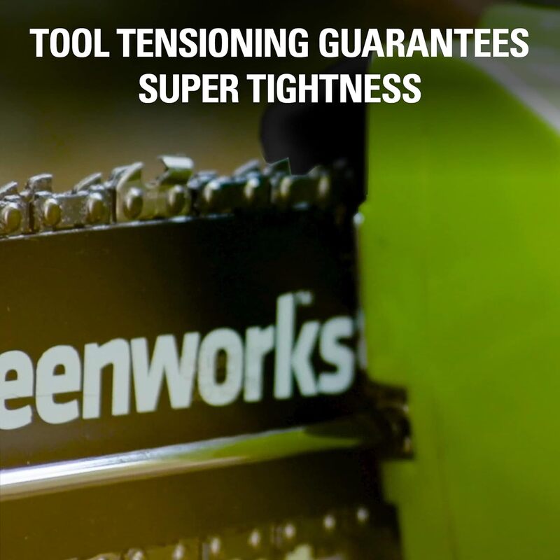 Greenworks-polaina inalámbrica de 40V y 8 pulgadas, batería de 2.0Ah y cargador incluidos, PS40B210