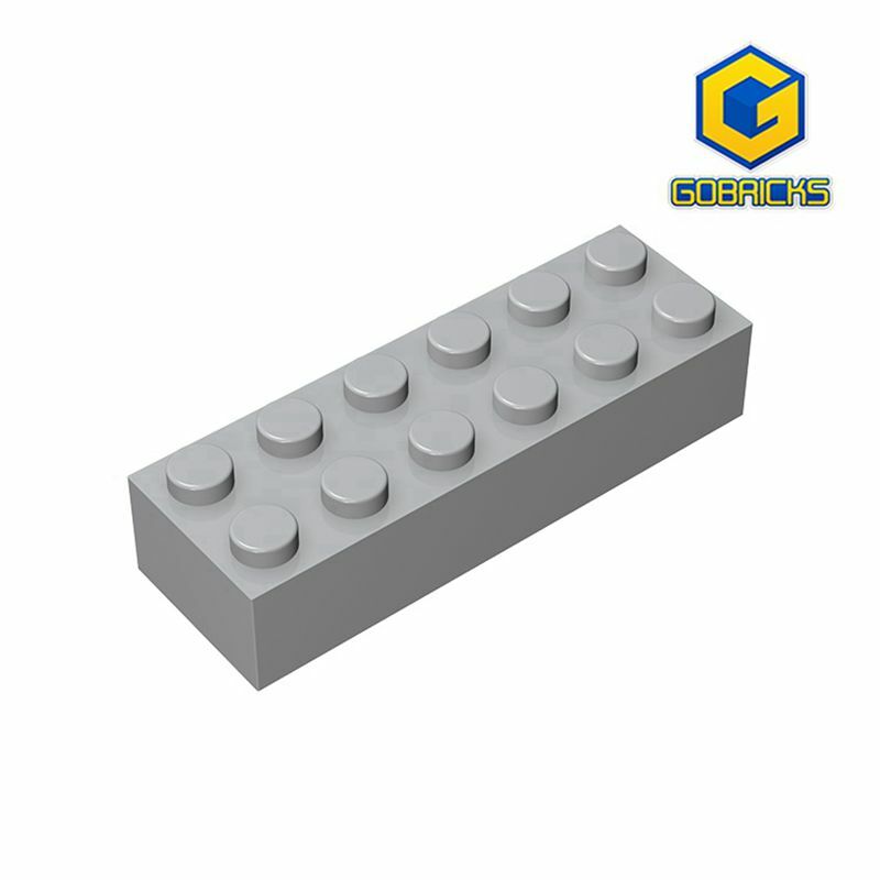 Gobricks GDS-543 Gạch 2X6 Tương Thích Với Lego 44237 2456 Miếng Đồ Chơi Trẻ Em Lắp Ghép Khối Xây Dựng Technica