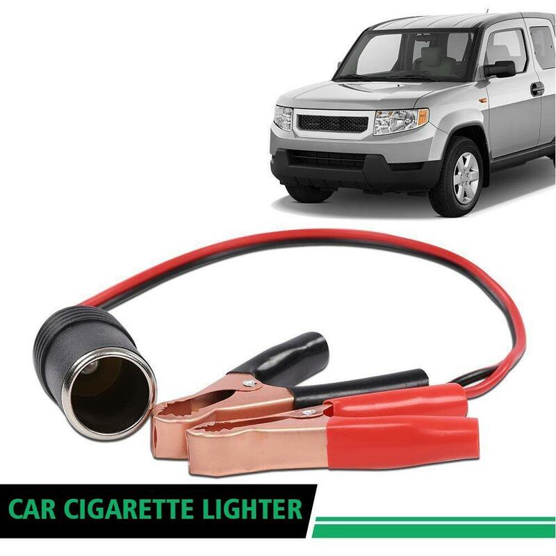 Batería pura de alta potencia para coche, adaptador de encendedor de cigarrillos, abrazadera de cocodrilo, accesorios para automóviles, 12V