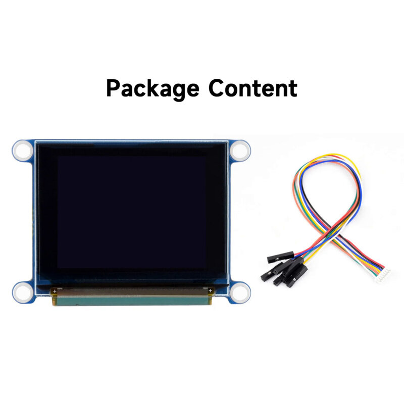 Waveshare-Módulo de pantalla OLED RGB de 1,27 pulgadas, resolución de 128 × 96, colores de 262K, interfaz SPI, para Raspberry Pi, Arduino, STM32.