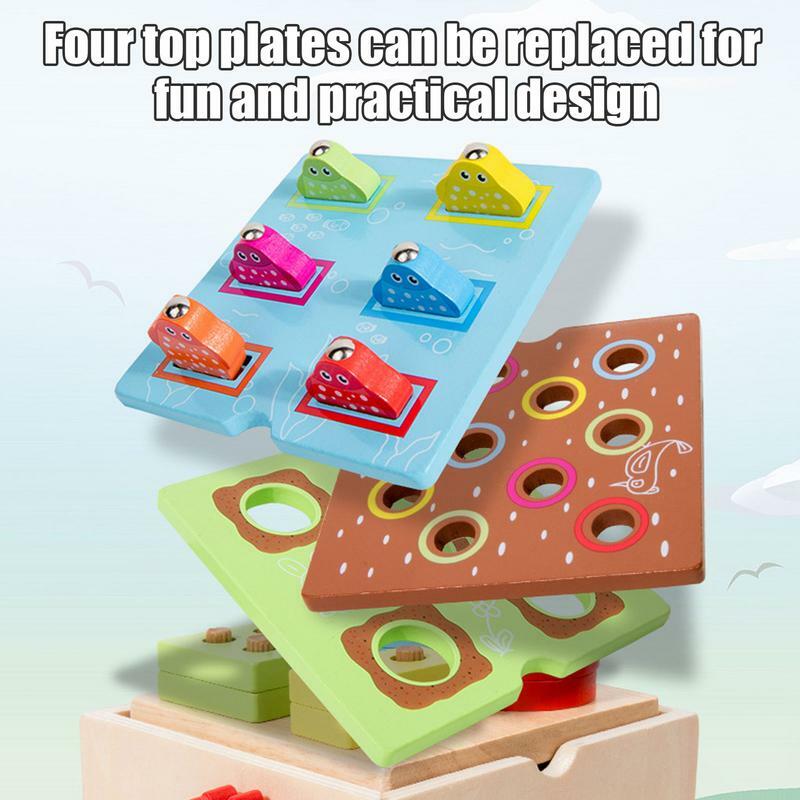 Ruchliwa zabawka maluch kreatywna tablica sensoryczna Montessori dla dziewczynek zabawki edukacyjne dla dziewczynek chłopców i dzieci