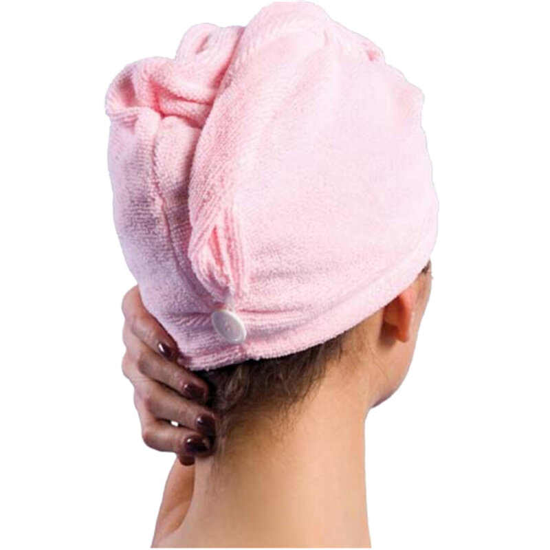 Toalla de microfibra suave para cabello largo y secado rápido para mujer, gorro de ducha, gorros de baño, turbante para la cabeza