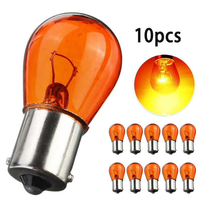 10 Stuks Led-Lampen Geschikt Voor Standaard Py21 W, Ba 15S Of 581 Lamp Voor Zijpositie En Parkeerverlichting Indicator Mist En Achteruitrijlicht