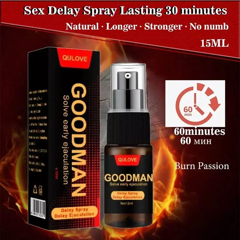 Man Lasting Long 60 Minutes Penis Enlargment Oil Sex Delay Spray Sex for Male External Use Anti Premature Ejaculation Sex Spray