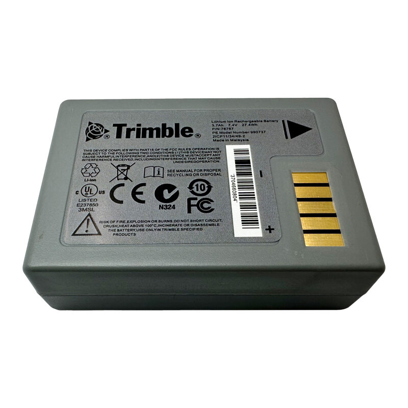 Baterai Li-ion R10 untuk Trimble R10/R12/R12i baterai penerima RTK GPS 990737 76767 Li-ion 7.4V 3700mah P/N: 990737 76767